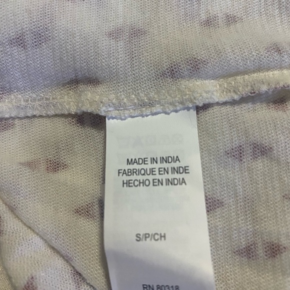 NEW! Lucky Brand Tile Print Short Sleeve Scoop Neck T-Shirt - Picture 5 of 6